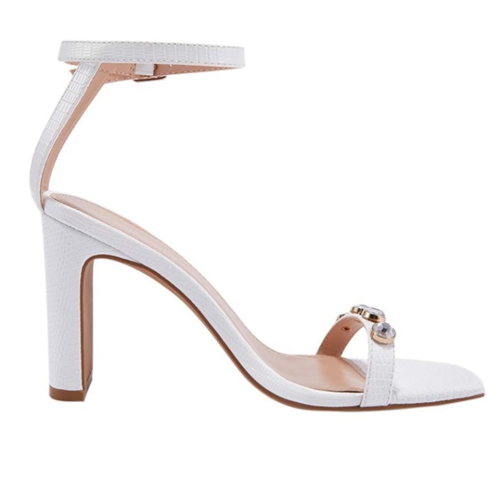 Vetaste Elegant White Women's Heels-Size 10 NWT - Picture 2 of 4